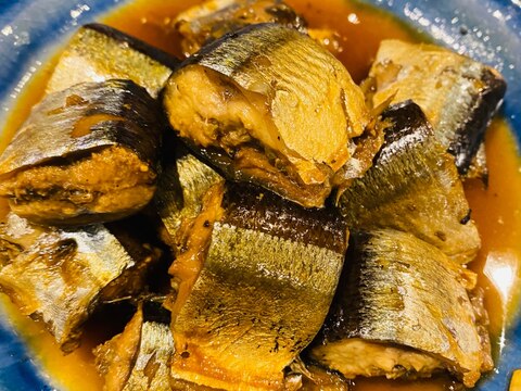 圧力鍋で　骨まで食べれるさんまの甘露煮